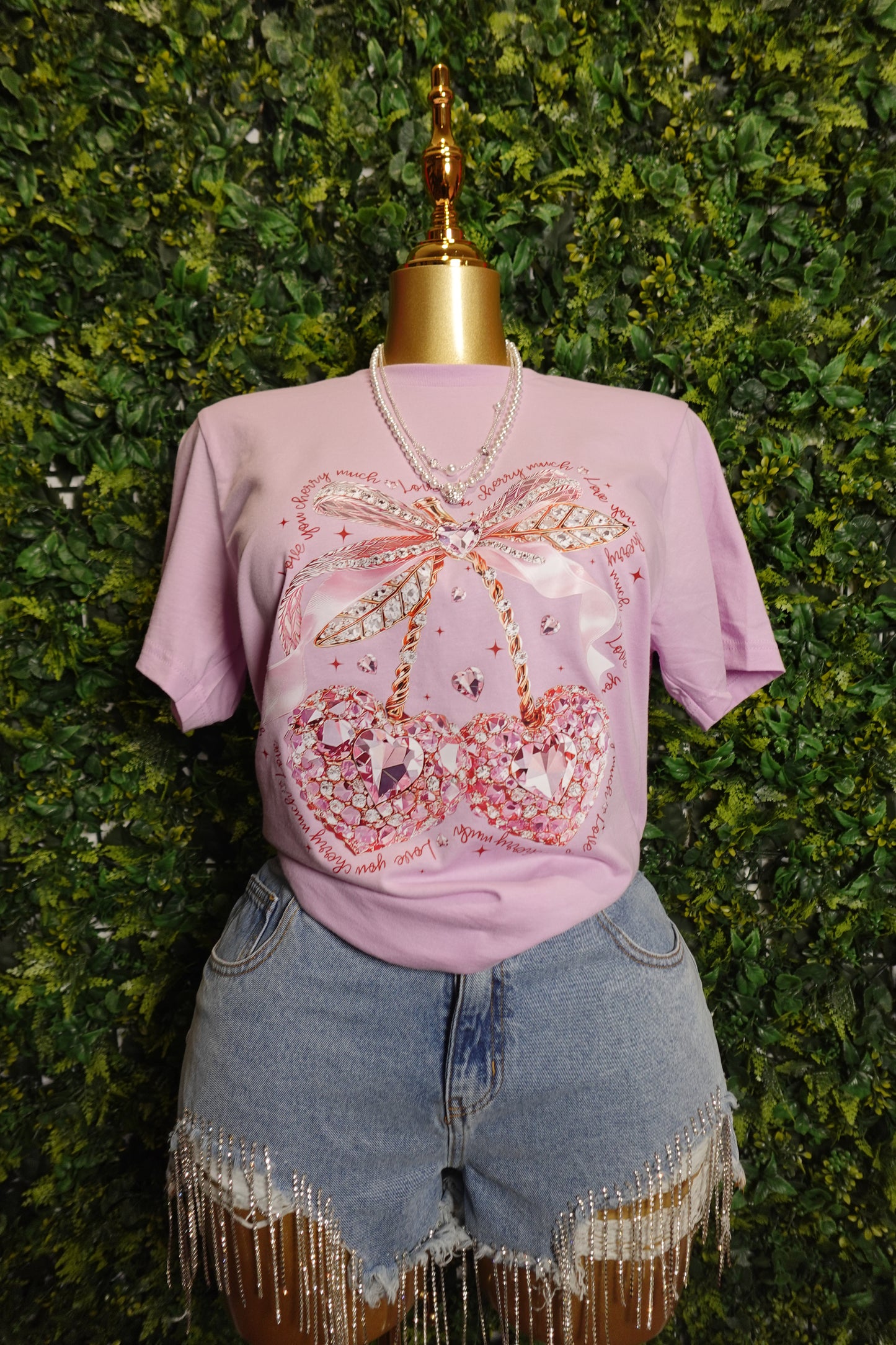 Cherry Rhinestone