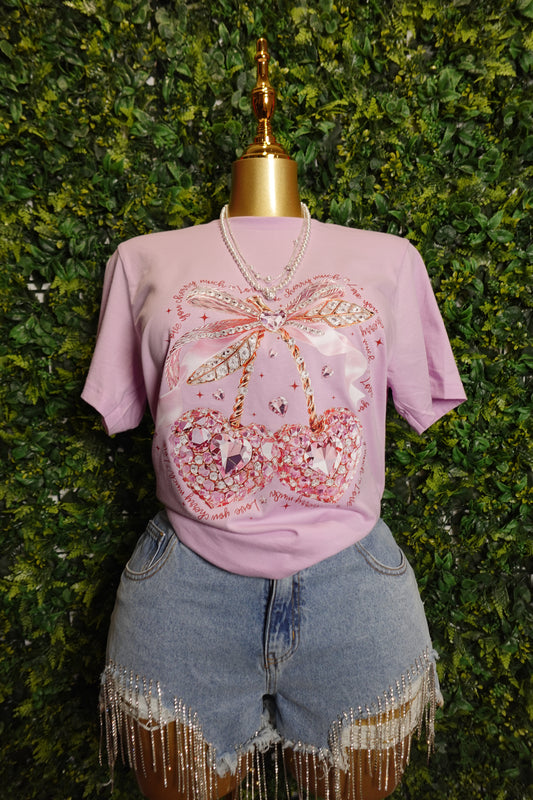 Cherry Rhinestone